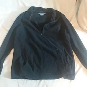 Black jacket broken zipper with pockets